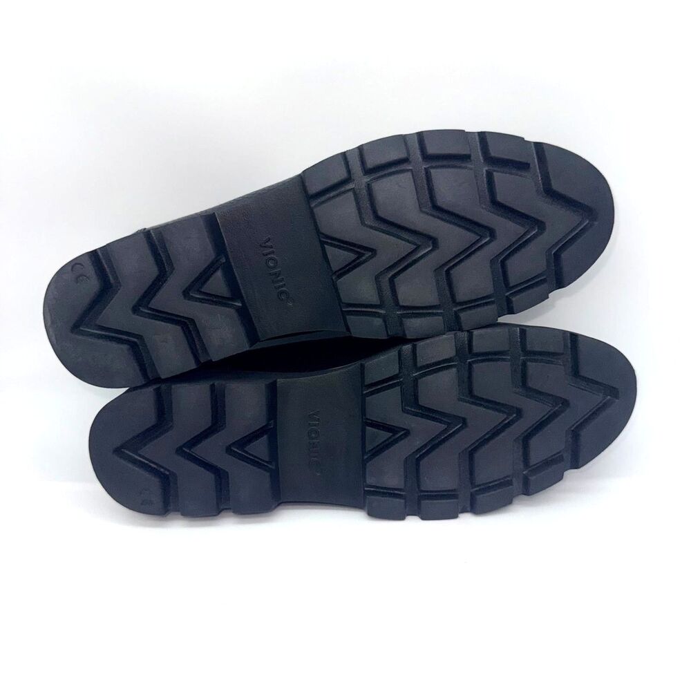 Vionic Emalyn Pebbled Leather Loafer - Black 9 - Picture 6 of 8
